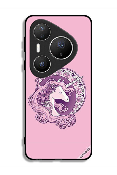 Covernex غطاء حماية لهاتف هواوي بيورا 80 برو بلس بنقشة يونيكورن