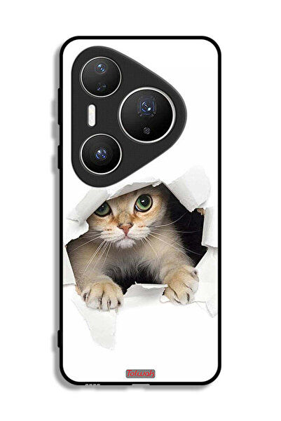 Tolwak غطاء حماية لهاتف هواوي بيورا 80 برو بلس بتصميم قطة