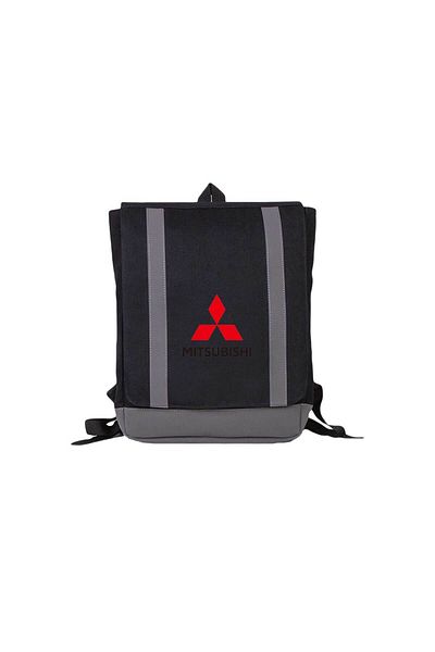 Z zepplin Mitsubishi Logo Black Backpack