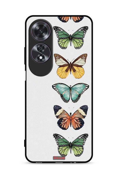Tolwak Oppo A60 Protective Case Cover Four Butterflies