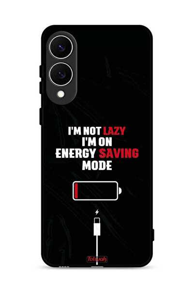 Tolwak غطاء حماية لهاتف سامسونج جالكسي S25 إيدج - أنا لست كسولاً، أنا في وضع ...