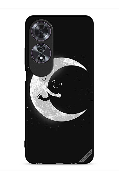 Covernex غطاء حماية Oppo A60 بتصميم عناق القمر والسماء المظلمة