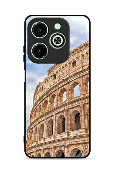 Covernex غطاء حماية لهاتف Infinix Hot 40i 4G بتصميم مبنى عتيق