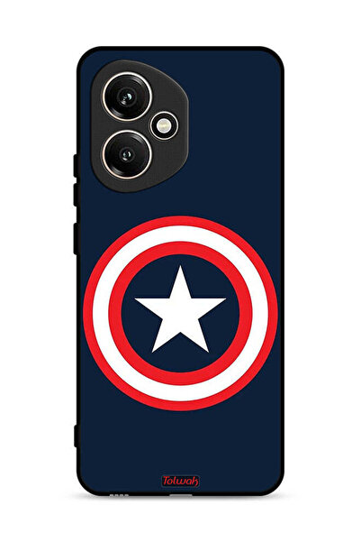 Tolwak غطاء حماية لهاتف Honor 400 بتصميم كابتن أمريكا