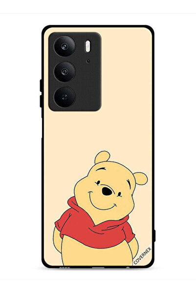 Covernex غطاء حماية لهاتف Realme C75 4G بتصميم الدب في وضع السعادة