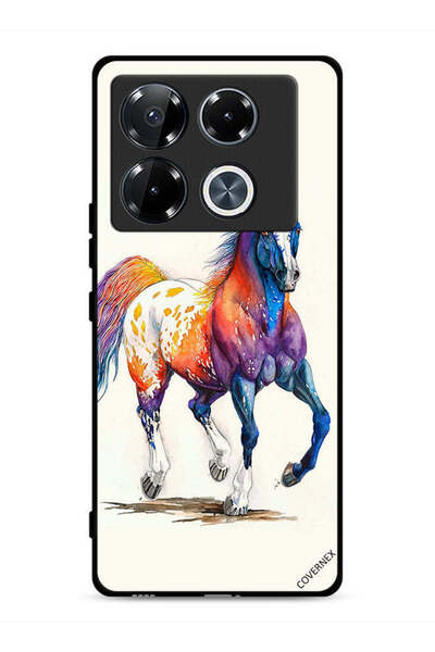 Covernex غطاء حماية لهاتف Infinix Note 40 Pro Plus 5G بطبعة رسم حصان