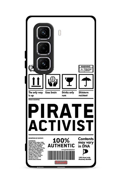 Tolwak غطاء حماية لهاتف Infinix Hot 50 Pro 4G، ملصق ناشط خاص