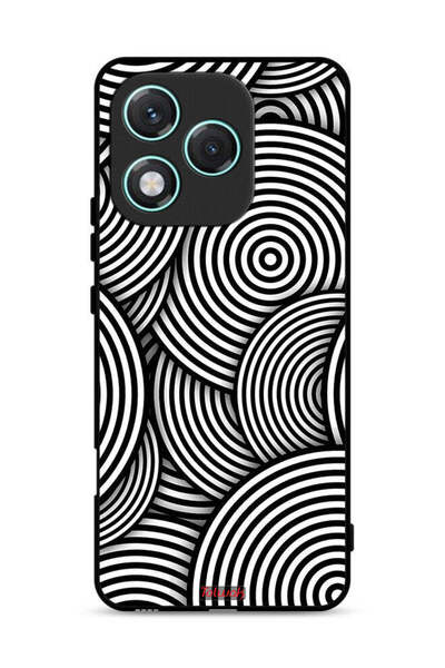 Tolwak غطاء حماية لهاتف Honor 400 Lite بنمط دوائر وهمية