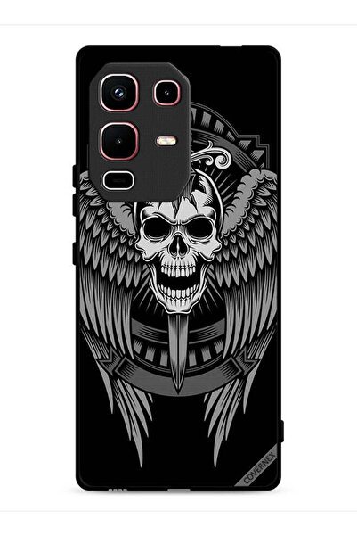 Covernex غطاء حماية لهاتف Infinix Note 50s بتصميم جمجمة وأجنحة نسر