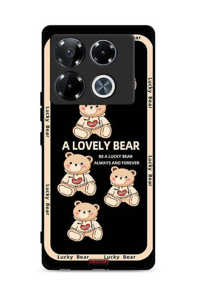 Tolwak غطاء حماية لهاتف Infinix Note 40 Pro Plus 5G بطبعة دب جميل