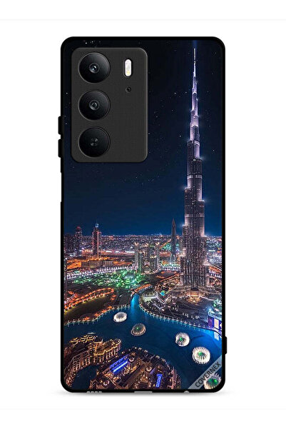 Covernex غطاء حماية لهاتف Realme C75 4G بمنظر ليلي لوسط المدينة