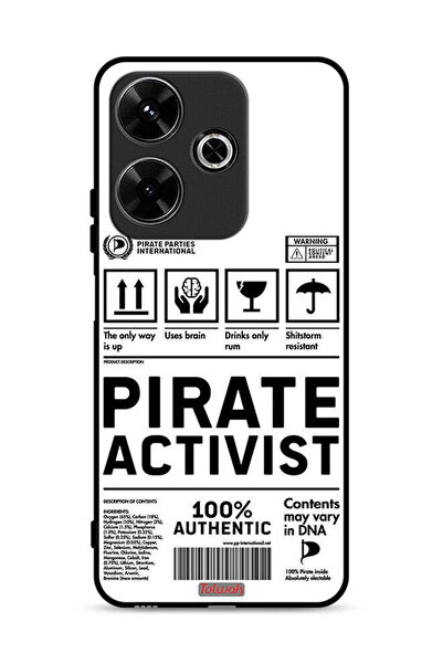 Tolwak غطاء حماية لهاتف شاومي ريدمي 13 4G، ملصق ناشط خاص