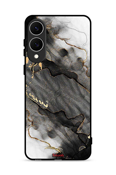 Tolwak غطاء حماية لهاتف سامسونج جالاكسي S25 إيدج - رخامي لامع