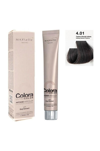 Maxxelle Saten Cenusiu 4.01 Vopsea Colora cu extract de Goji