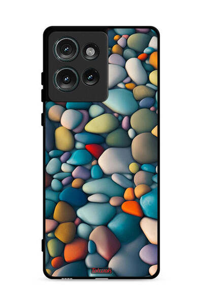 Tolwak غطاء حماية لهاتف موتورولا إيدج 50 بنقشة أحجار تجريدية