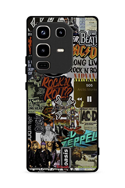 Tolwak غطاء حماية لهاتف Infinix Note 50 Pro 4G، تحيا موسيقى الروك أند رول