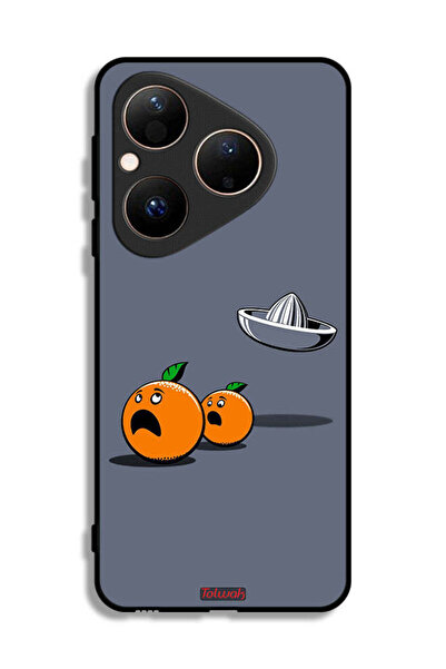 Tolwak غطاء حماية لهاتف هواوي بيورا 80 بنمط فن رقمي بسيط وفكاهي