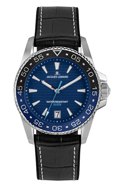 Jacques Lemans 1-2205B ساعة يد ليفربول دايفر للرجال