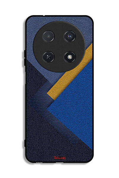 Tolwak غطاء حماية لهاتف هواوي نوفا 13i بنقشة مثلثات جلدية