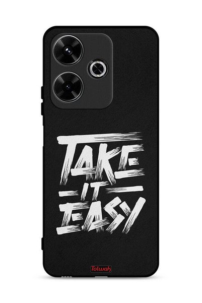 Tolwak Xiaomi Redmi 13 4G Protective Case Cover Take It Easy