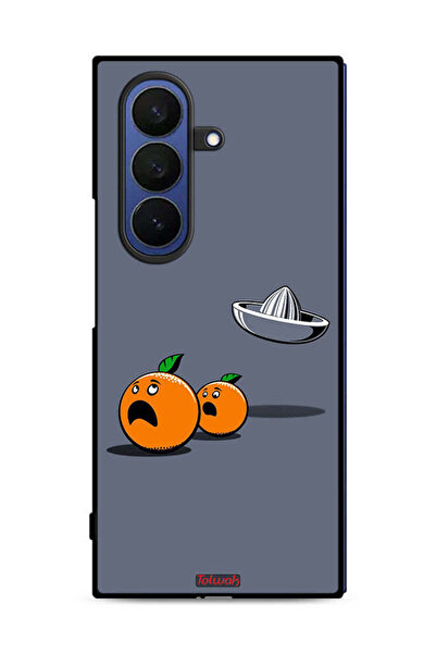 Tolwak غطاء حماية لهاتف Samsung Galaxy Z Fold7 بتصميم فني رقمي بسيط وفكاهي