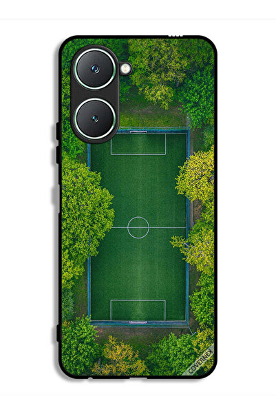 Covernex غطاء حماية لهاتف Vivo Y18i 4G بتصميم ملعب كرة قدم