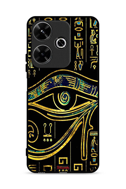 Tolwak غطاء حماية لهاتف Xiaomi Redmi 13 4G بتصميم عين فنية