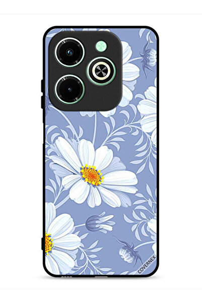 Covernex غطاء حماية لهاتف Infinix Hot 40i 4G بطبعة زهور متفتحة