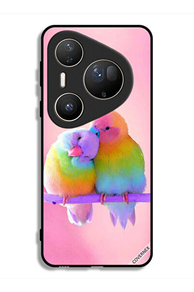Covernex غطاء حماية فائق لهاتف هواوي بيورا 80 بنقشة طيور لطيفة