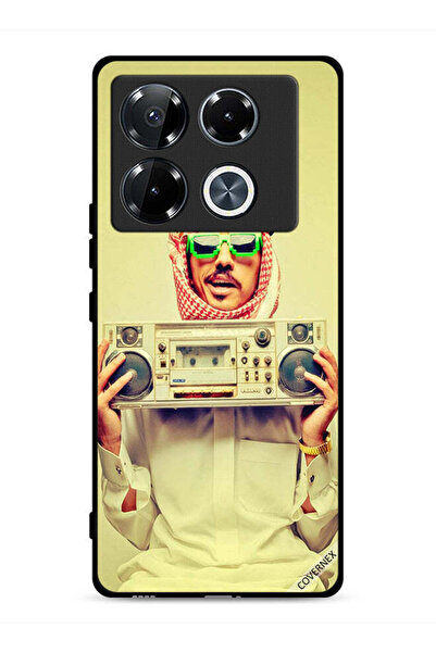 Covernex غطاء حماية لجهاز Infinix Note 40 Pro 5G يحمل جهاز موسيقى عتيق