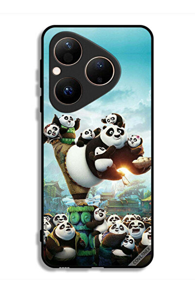 Covernex Huawei Pura 80 Protective Case Cover Panda & Babies