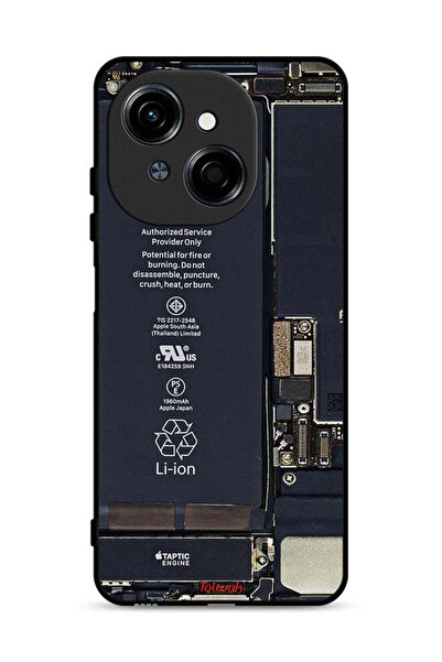 Tolwak غطاء حماية لهاتف تكنو سبارك جو 1 4G بنمط دائرة الهاتف