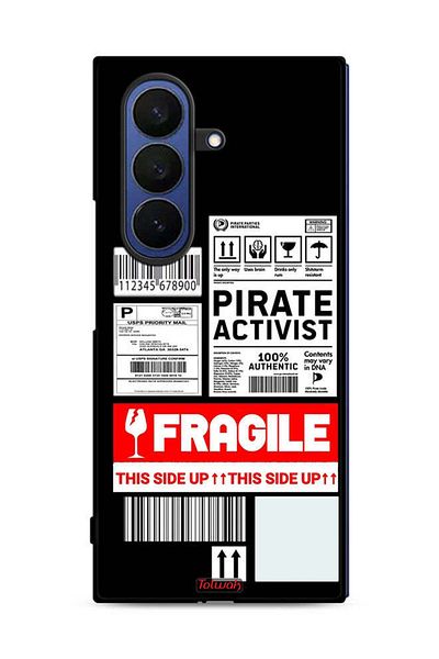 Tolwak Samsung Galaxy Z Fold7 Protective Case Cover Private Activist Fragile Sticker