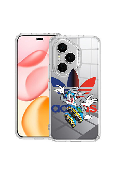 bestcase Carcasă transparentă din silicon pentru Honor 400 Pro, Mad Bugs Bunn...