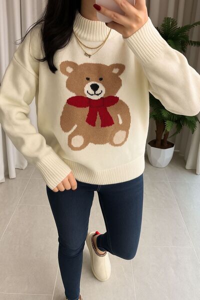 QYA Clothing Large Size Sweater Acrylic