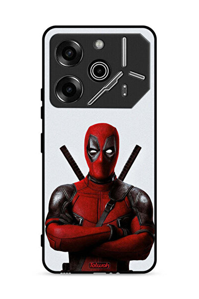 Tolwak غطاء حماية لهاتف تكنو بوفا 6 برو 5G بتصميم ديدبول