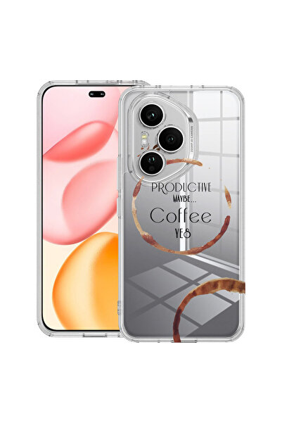 bestcase Carcasă transparentă din silicon pentru Honor 400 Pro, culoare cafea, 2036424 T 33