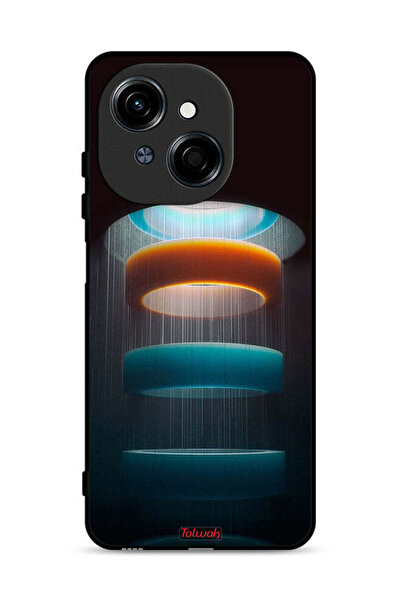 Tolwak Tecno Spark Go 1 4G Protective Case Cover Rings Art Pattern