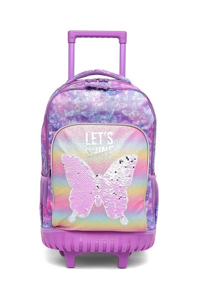 R&B Lilac Girls Trolley Bag