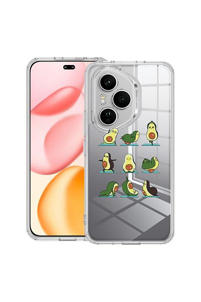 bestcase Carcasă transparentă din silicon pentru Honor 400 Pro, Avocado Yoga, 2036424 T 752