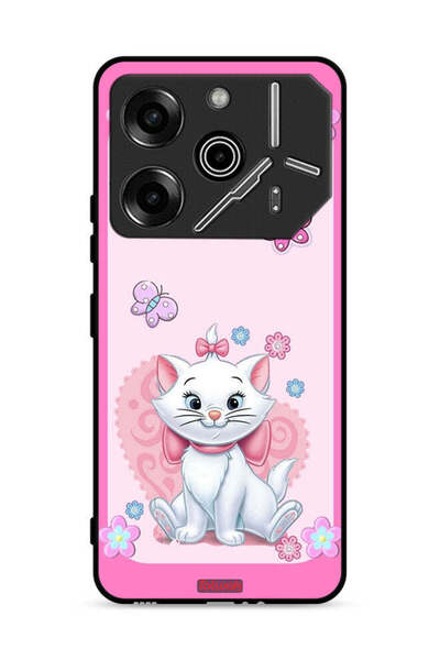 Tolwak غطاء حماية لهاتف تكنو بوفا 6 برو 5G، قطة لطيفة