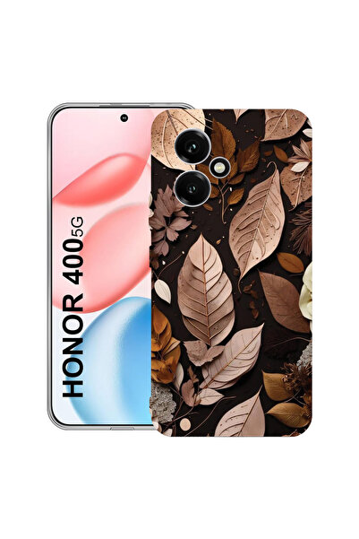 bestcase Carcasă transparentă din silicon pentru Honor 400, pene de toamnă, 2...