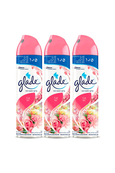 Glade معطر جو برائحة الورد، 300 مل × 3
