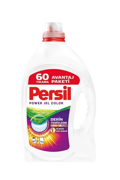 Persil Detergent Rufe Lichid Power Gel Color, 3.96L, 60 Spalari