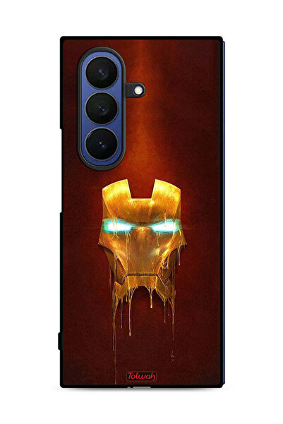 Tolwak غطاء حماية لهاتف سامسونج جالاكسي زد فولد 7 من Iron Man Marvel Comics