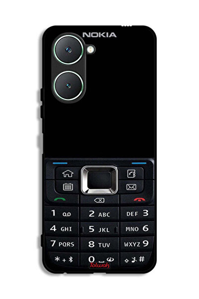Tolwak غطاء حماية Vivo Y18i 4G بنمط هاتف قديم