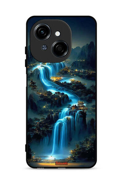 Tolwak غطاء حماية لهاتف تكنو سبارك جو 1 إس 4G بنقشة شلال