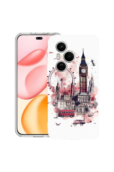 bestcase Carcasă transparentă din silicon pentru Honor 400 Pro, Vizitați Londra, 2036424 T 1396