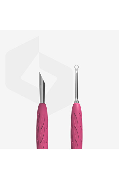 STALEKS "Gummy" UNIQ 11 TYPE 2 Silikon Saplı Tırnak Eti İtici (Yamuk İtici + ...