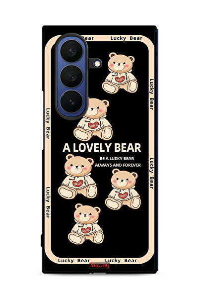 Tolwak غطاء حماية لهاتف سامسونج جالاكسي زد فولد 7 - دب جميل